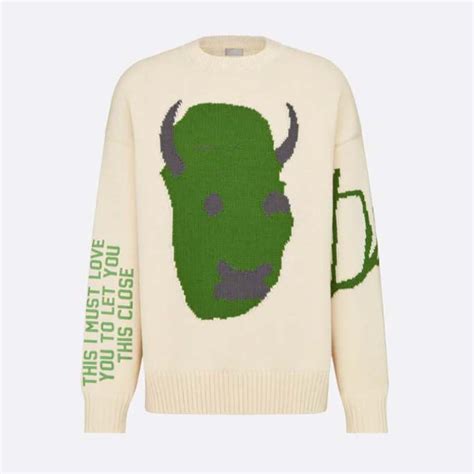 green dior sweater|Dior knitted sweaters.